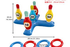 Cross ring toss